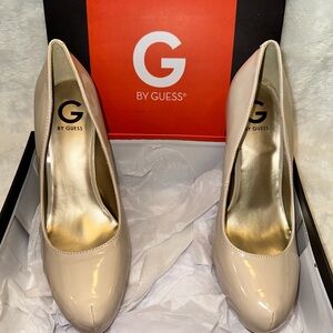 Guess Women's Beige Patent Heels